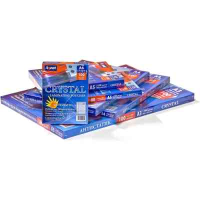 Пленка для ламинирования Agent глянц. А5 100мкн (100 шт.) (3150021) Винница