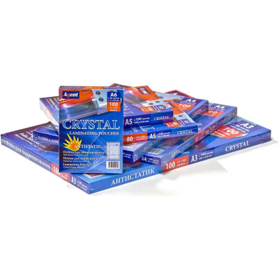 Пленка для ламинирования Agent глянц. А5 100мкн (100 шт.) (3150021) Винница - изображение 4