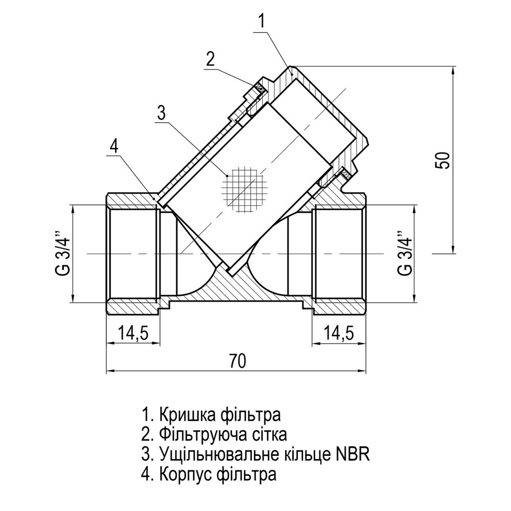 Фильтр грубой очистки SOLOMON 3/4″ 8011 Киев - изображение 5