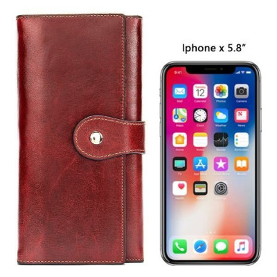 Кошелек Vintage Женский Бордовый (14916) Винница - изображение 5