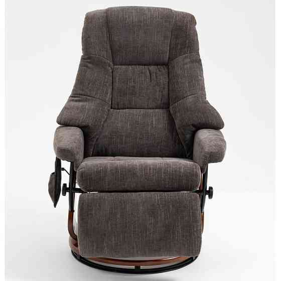 Крісло для відпочинку Avko Style ARMH 003 Dark Grey з масажем, підігрівом і підставкою для ніг Київ