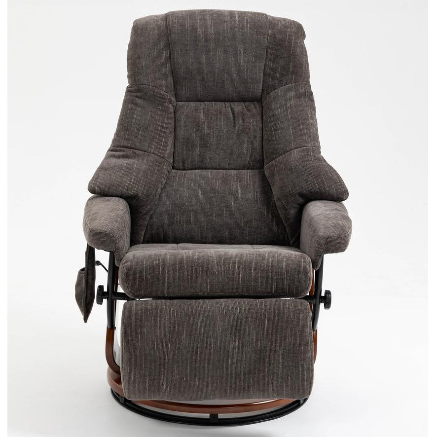 Крісло для відпочинку Avko Style ARMH 003 Dark Grey з масажем, підігрівом і підставкою для ніг Київ - фото 3