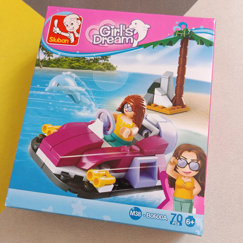 Конструктор Отдых, серии Розовая мечта Sluban от 68 дет, в ассортименте ' Киев - изображение 1