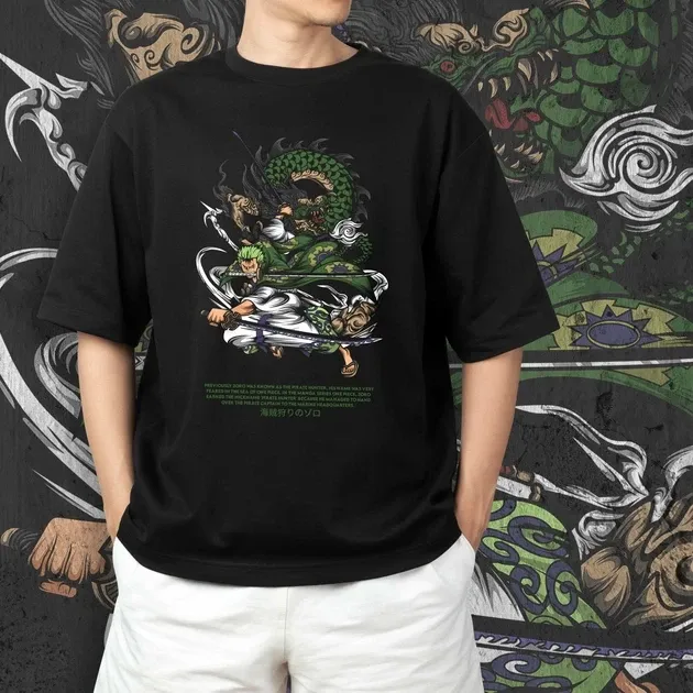 Футболка для подростка мальчика с принтом Ван Пис Zoro Rononoa Размер 160 Anime10259 Днепр - изображение 4