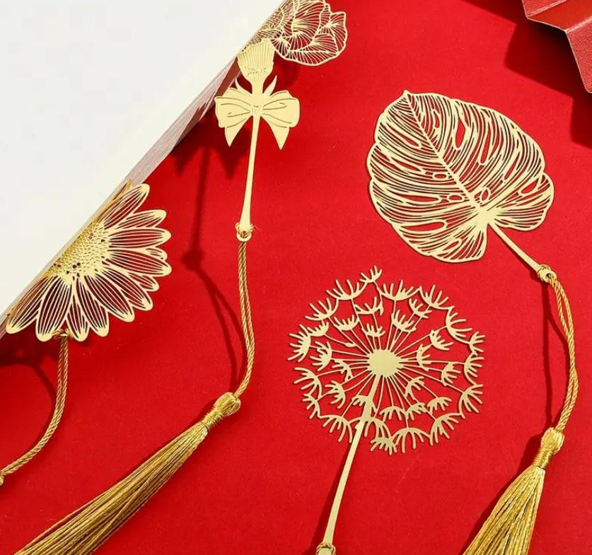 Вінтажна металева закладка "Лист монстери". ОригІнальна закладка для книжок. Подарунок для книголюбі Київ - фото 2