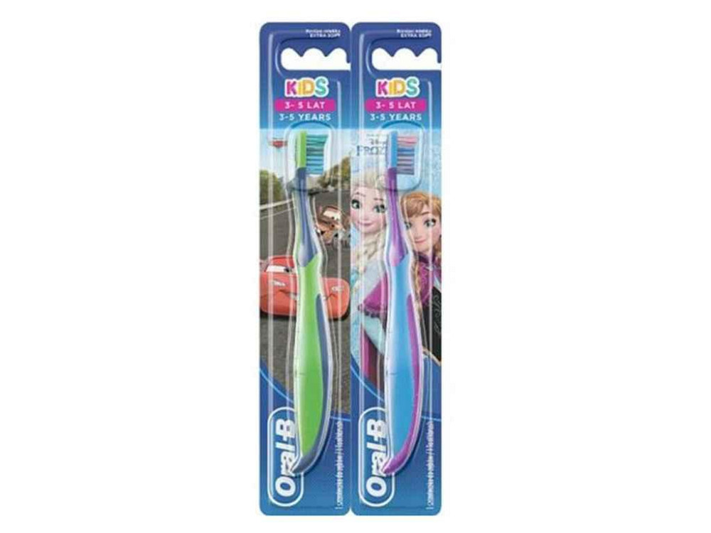 Зубна щітка Кідс для дiтей (3) Cars/Frozen Екстра м_яка 1шт ТМ Oral-B Київ - фото 1