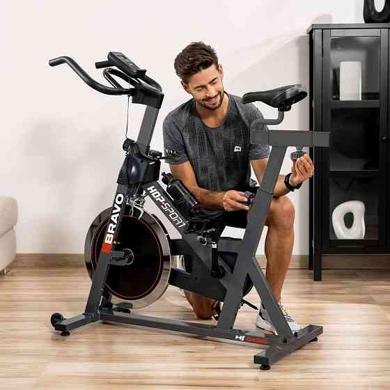 Спинбайнайк Hop-Sport HS-045IC Bravo черный Киев