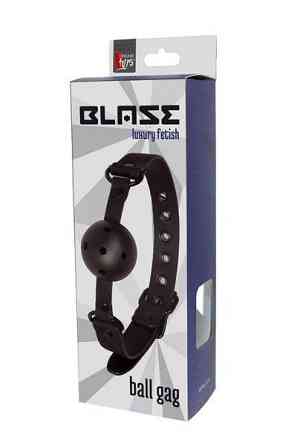 Кляп BLAZE BALL GAG WITH PAINTING EDGE BLACK Sex Aura Київ
