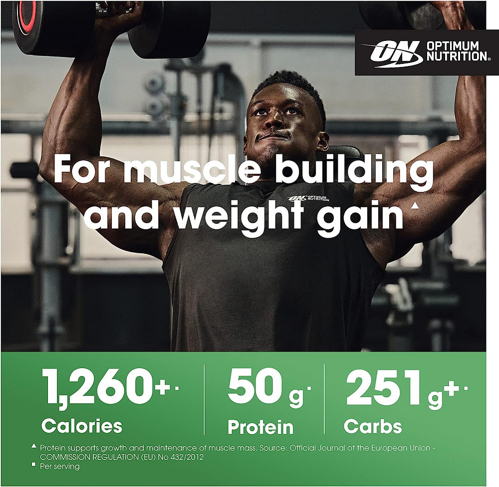 Гейнер Optimum Nutrition EU Serious Mass 2727 g (Chookies cream) Луцк - изображение 4