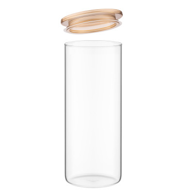 Банка Ardesto Fresh 1600 мл, скло, пластик, прозорий (AR1316SFM) Винница - изображение 2