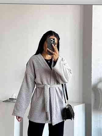 Жіночий теплий модний кардиган альпака Молочний, 46/48 Одеса