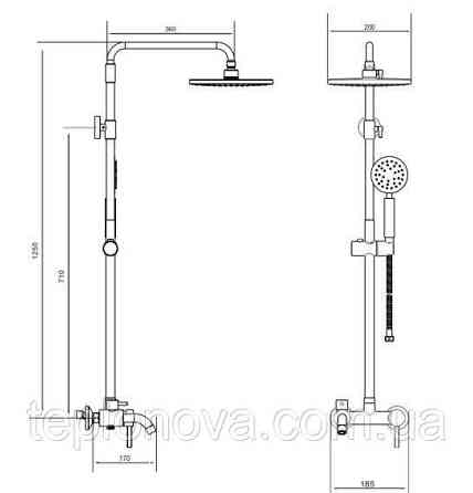 Душевая система VENTA VS603LS Черновцы