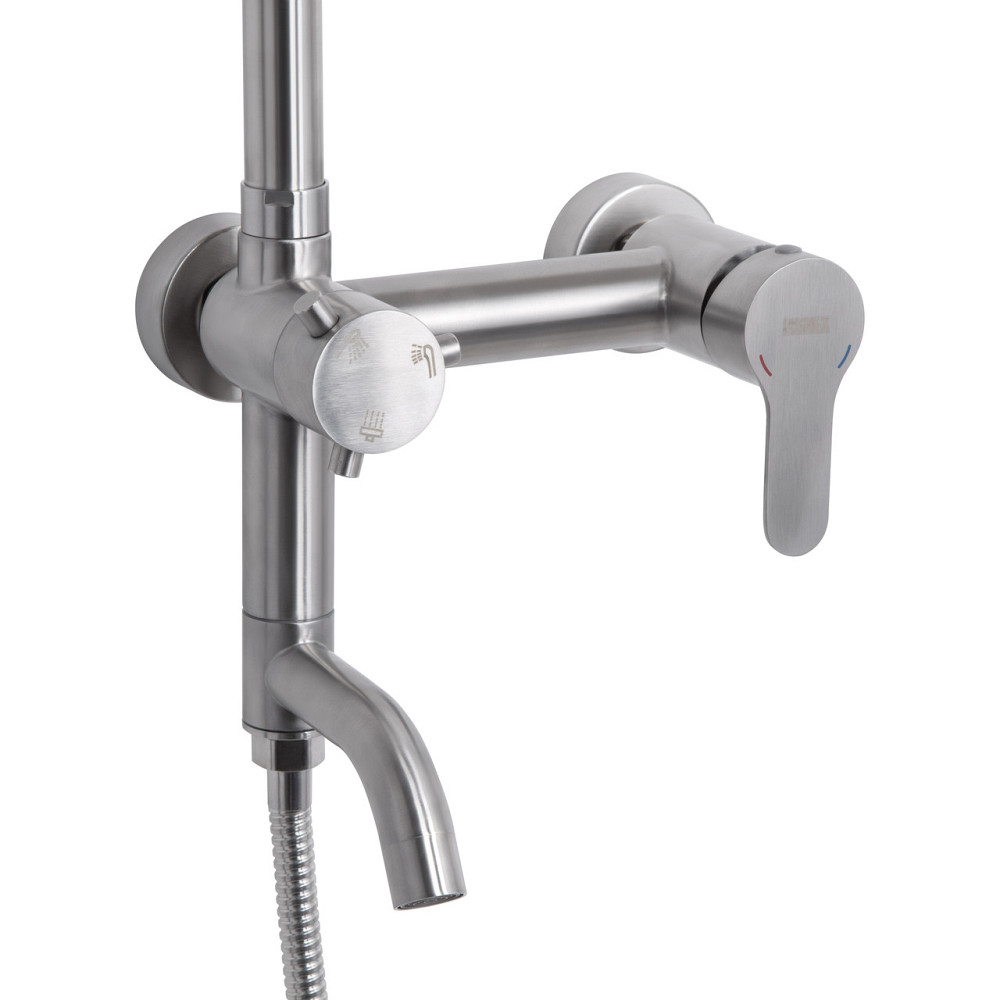 Душевая система универсальная Brinex Pure 1030 на 3 потребителя Nickel BRIPUR1030NKL Киев - изображение 13