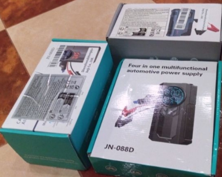 Бустер 4 в 1. Пусковий+бездротовий насос+павербанк+ліхтар 8800 мАг. Киев - изображение 2