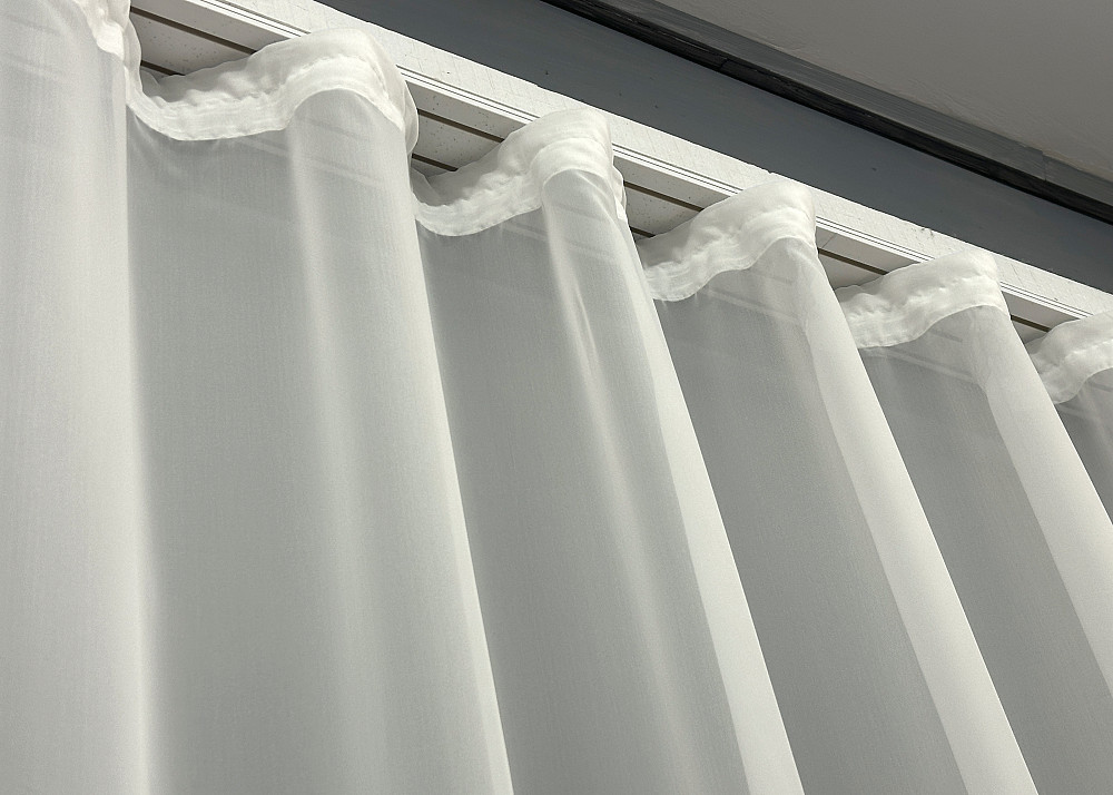 Тюль креп с вышивкой и люрексом цвет молочный с серым 1819т Киев - изображение 8