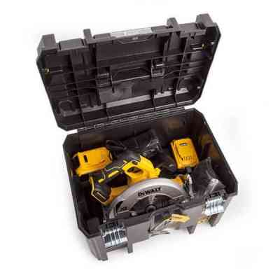 Дисковая пила DeWALT 18В XR Li-Ion, диск 184х16 мм, 3.6 кг, 2x5Ah, кейс TSTAK (DCS570P2) Винница