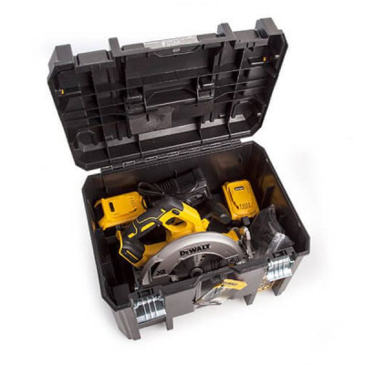 Дисковая пила DeWALT 18В XR Li-Ion, диск 184х16 мм, 3.6 кг, 2x5Ah, кейс TSTAK (DCS570P2) Винница - изображение 3