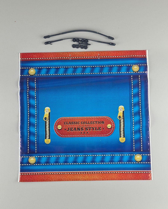 Поліетиленовий пакет (40х40) з пластиковою ручкою "Джинс Стайл" (10 шт.) Харків - фото 2