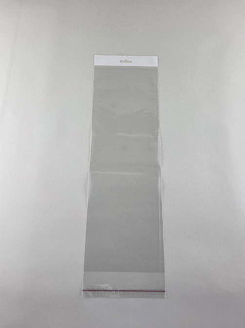 Пакеты полипропиленовые с еврослотом клапаном и липкой лентой 15*45+4\25мк +скотч(+еврослот3,5) (1000 шт) Харьков - изображение 1