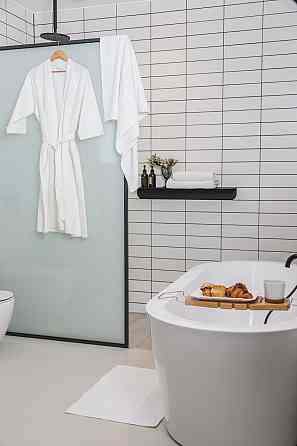 Ecotton Халат готельний Ecotton XXL вафельний білий з поясом універсальний White 52-54 розмір у Київ