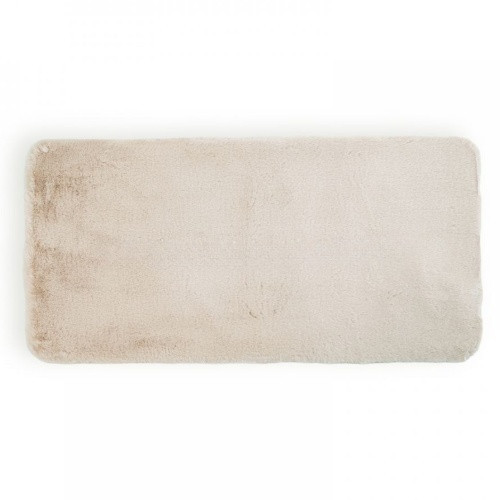 Килимок для підлоги з еко-хутра ТМ Dariana Tweed 75*150 см бежевий Житомир - фото 1