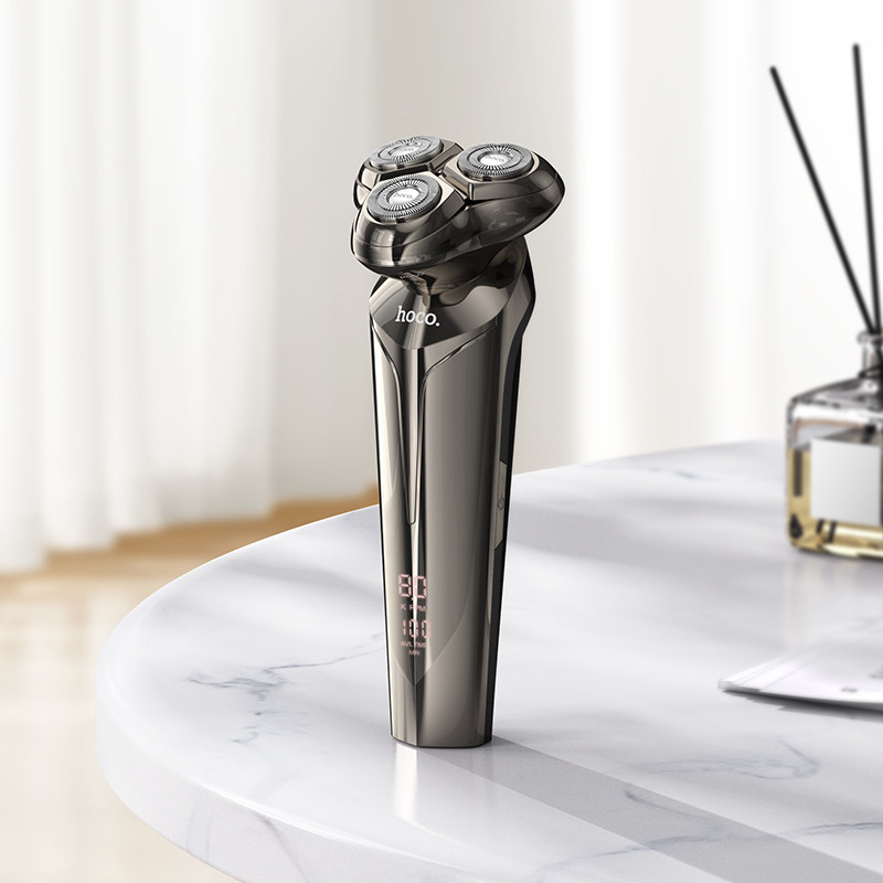 Електробритва HOCO HP39 600 mAh. Three-head shaver Metal Gray Одеса - фото 8