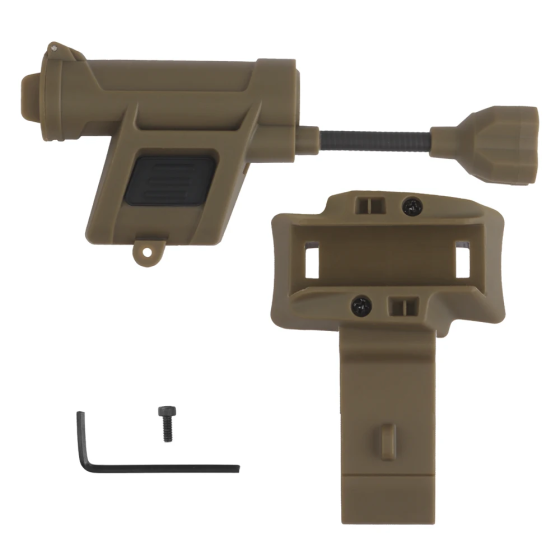 Ліхтар тактичний MPLS Charge 4.0 big size з кріпленням на шолом Койот Вінниця