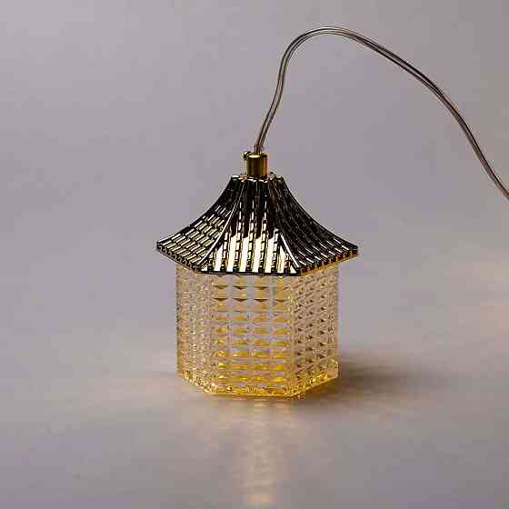 Garlando Гірлянда штора з фігурками Ліхтар 3 метри 6 ламп тепле жовте світло 6L3MLIG Київ