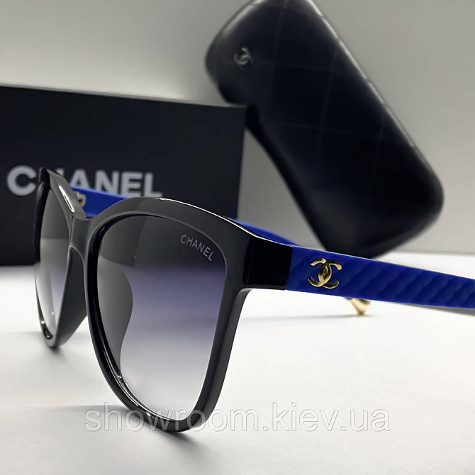 Женские солнцезащитные очки Ch (3053) blue Киев - изображение 3