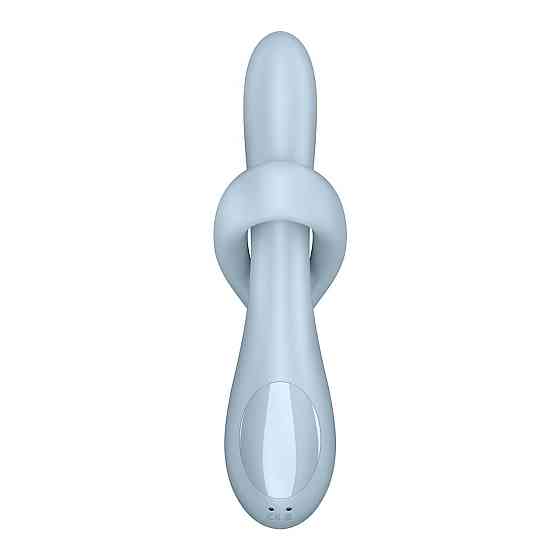Вібратор з ротацією Satisfyer Heat Flex 4 Blue, підігрів до 39°C Sex Aura Київ
