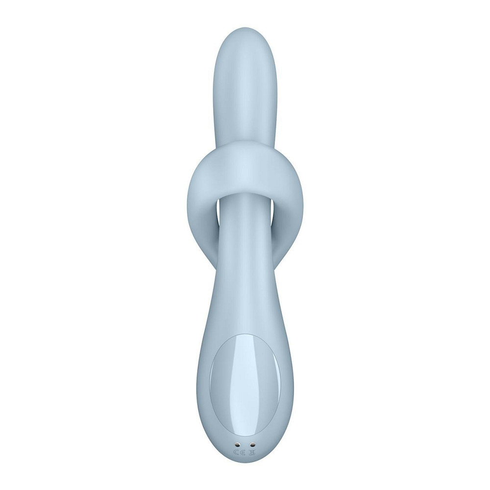 Вібратор з ротацією Satisfyer Heat Flex 4 Blue, підігрів до 39°C Sex Aura Київ - фото 4