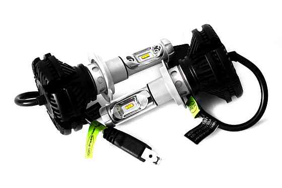 Комплект світлодіодних ламп AllLight X3 H7 50W 6000K 6000lm з радіатором та світлофільтрами (3000K/8000K) 12-24V Харків