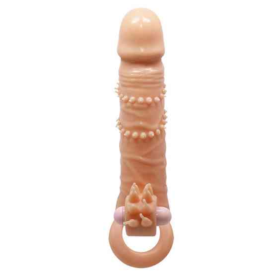 Насадка на член - Pretty Love Connor Vibrating Penis Sleeve Flesh Sex Aura Київ