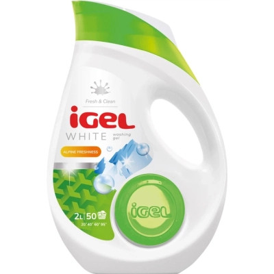 Гель для стирки iGel White С ароматом свежести 2 л (5999577880106) Вінниця - фото 1