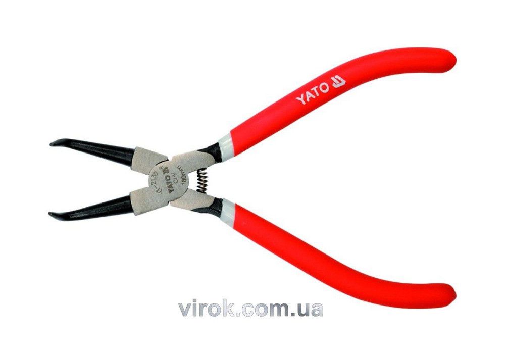 Знімач стопорних кілець YATO загн. (зжим) l=180мм [6/24] Одесса - изображение 1