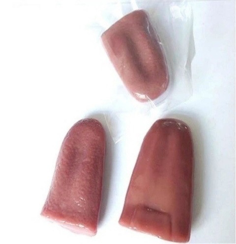 Штучний язик 35 на 54 мм коричневий Київ - фото 10