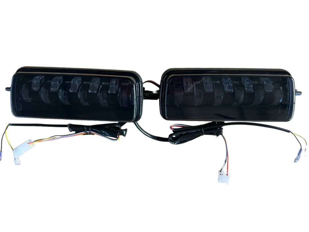 Светодиодные подфарники ВАЗ Нива 2121, 21213, 21214, 2131 — 11 Линз (ПТФ + ДХО + Поворот) Харьков - изображение 1