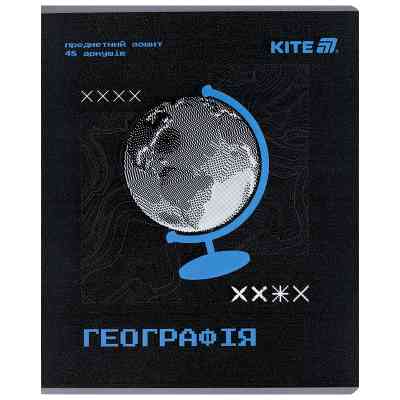 Тетрадь Kite предметная Techno 48 листа, клетка, география (K25-240-5) Винница