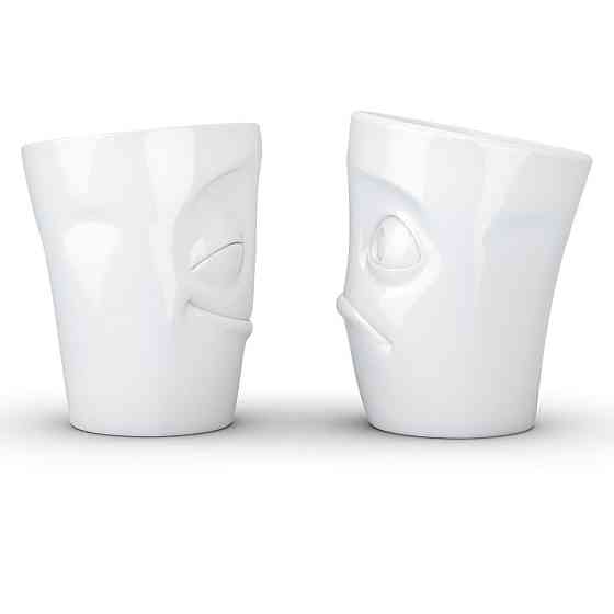 Набор чашек Tassen Оптимизм и Мечтатель (2 чашки по 350 мл) фарфор Белый Киев