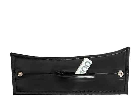 Чоловічі браслети з потайним гаманцем Noir Handmade H075, пара, під латекс, потайна блискавка Sex Aura Київ