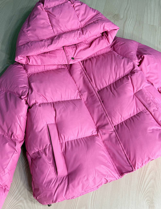 Куртка жіноча Lady Yep 10005 дута пуффер з капюшоном рожева, рожевий, 42 Київ - фото 12