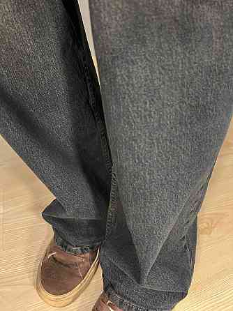 Джинси жіночі I8 55516 палаццо Baggy Straight fit рівні від стегна, синій з коричневим, 27, 27, 73 с Одеса