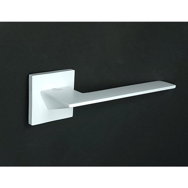 Ручка для дверей квадратной розетке Кедр Ультра 21.175 белый матовый Киев - изображение 2