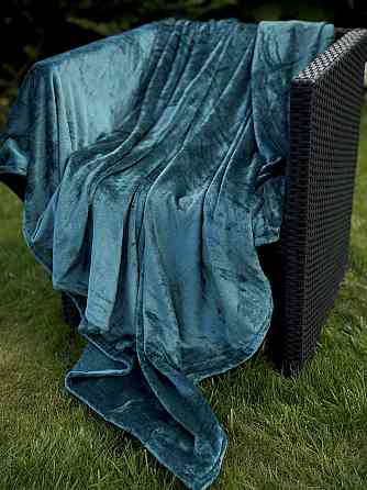 Ecotton Плед Ecotton 200х220 см із мікрофібри Well Soft Atlantic атлантичний синьо-зелений Київ