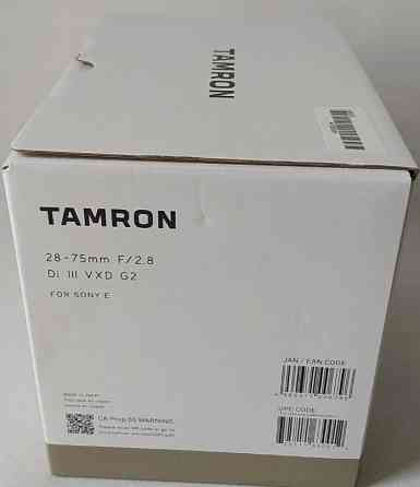 Объектив: Tamron 28-75mm.F/2.8 Di III VXD G2 Sony -E.Новий обєктив. Киев