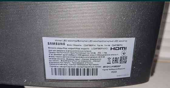 Монітор вигнутий Samsung C24F390FHl. Київ