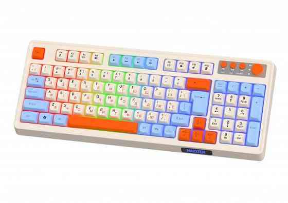 Клавіатура бездротова Maxxter KBGW-3C01-UA White ( Білий ) Харьков