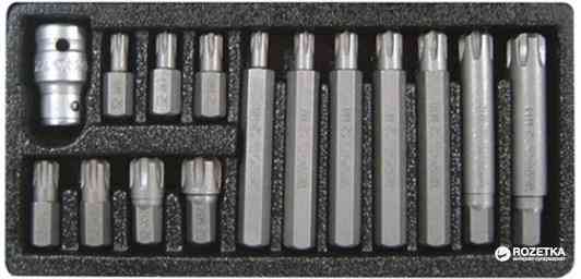 Набор отверточных насадок YATO Ribe M6-M14 с переходником 1/2