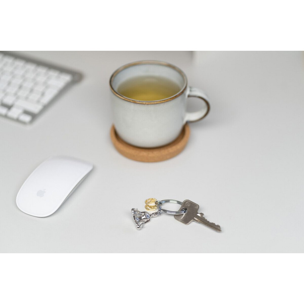 Брелок для ключей Troika Yoga с 2 подвесками (металл) Серебристый Киев - изображение 5