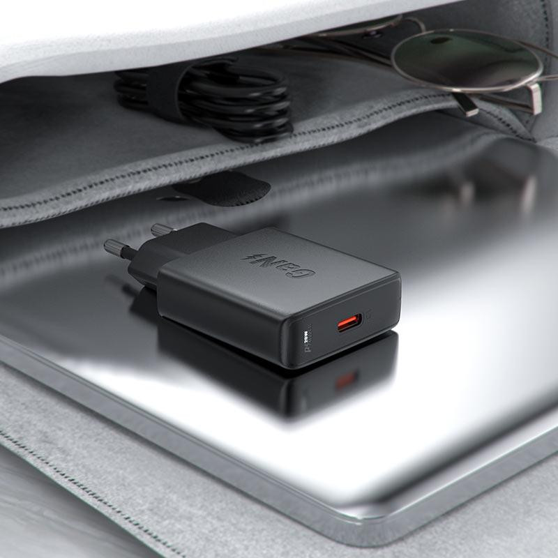 Ультратонкий зарядный блок ACEFAST A65 USB-C 20W черный Киев - изображение 3